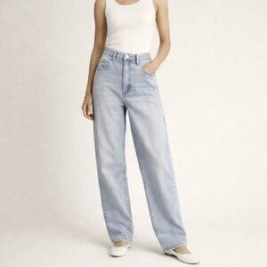 BDG (Urban Outfitters)  High & Wide light wash jeans